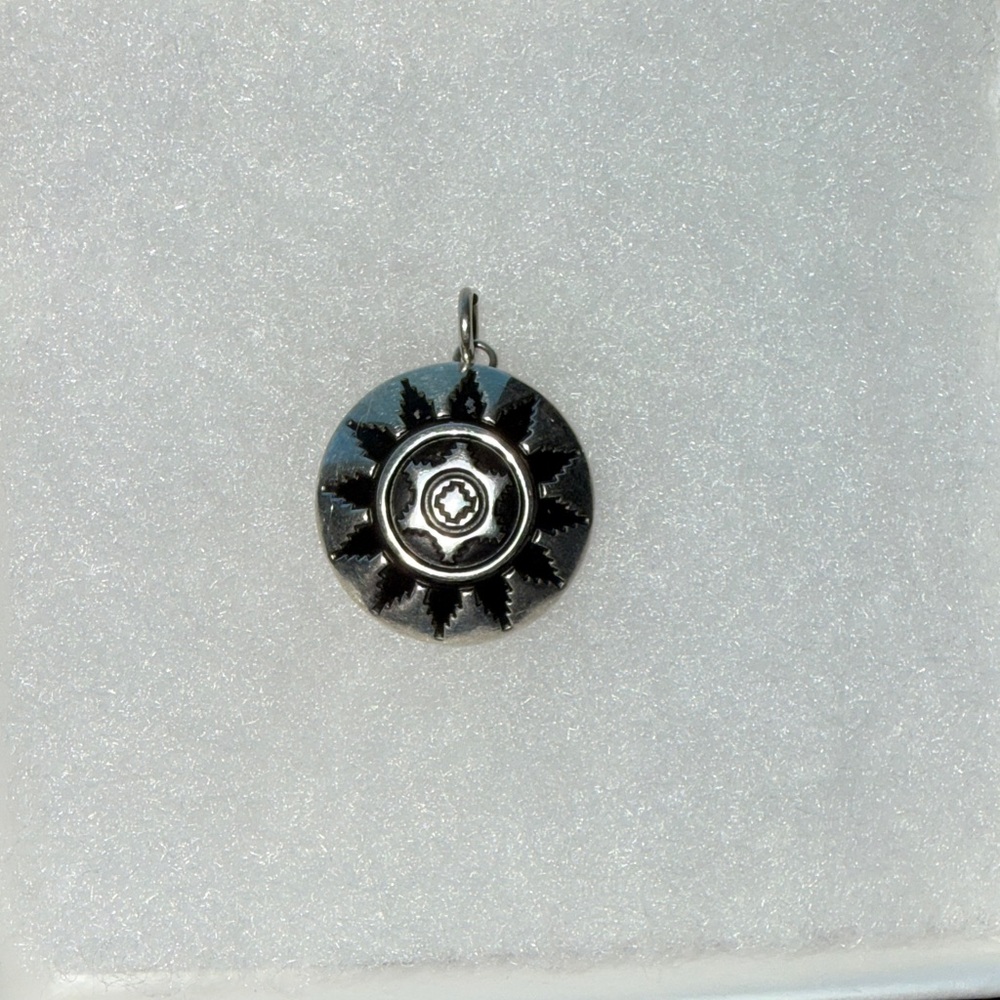 Silver Sunburst Pendant
